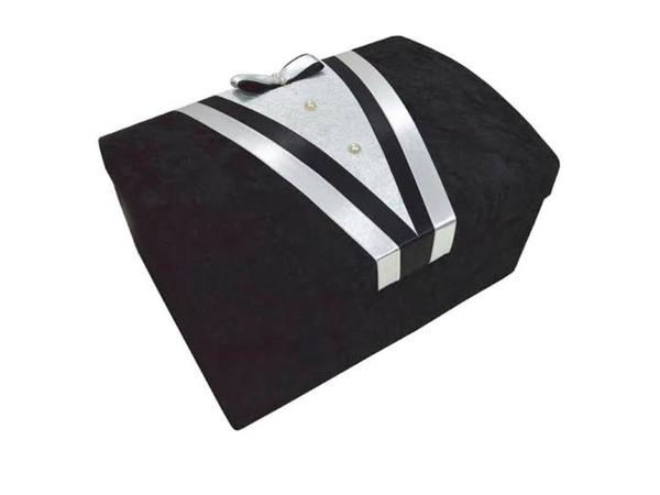 Groom Figured Makeup Chest Black