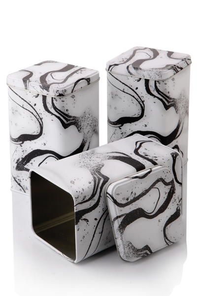 Queen's Kitchen | 3 Adet Vintage Metal Saklama Takımı