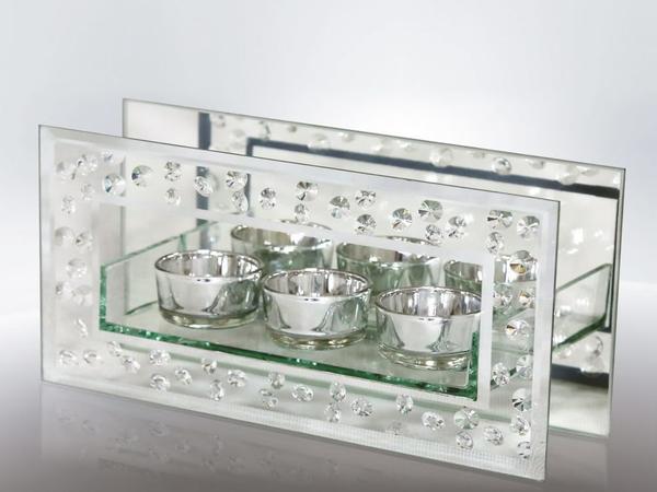 Dekonaz 3'lü Kristal Mumluk | DTX-DM-34