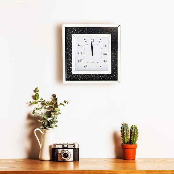 Duvar Saati 50x50 cm | Siyah | 15js0016-5