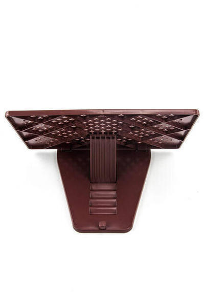 Plastik Rahle - Pratik Rahle - Masa Üstü Rahlesi - Kitap Okuma Standı - Kahverengi