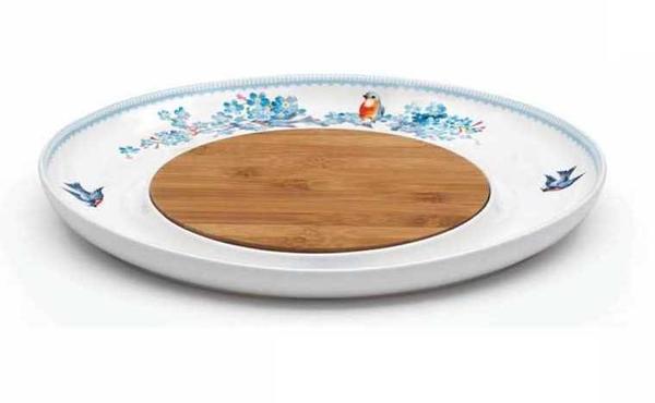 Korkmaz Natura Mavi Peynir Tabağı | A647-01