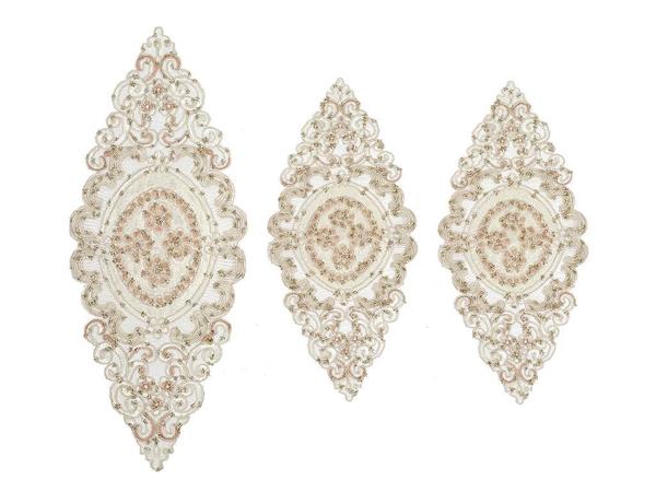 Soma Kadife Yatak Odası Takımı Krem Gold