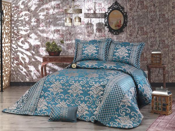 Eliza Double Bedspread Turquoise