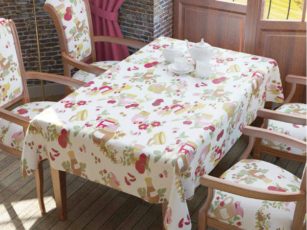 Bunte Cocktail quadratische Tischdecke