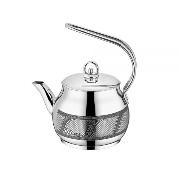 أوز لايف | وعاء أعشاب مزين باللون الرمادي 2 لتر