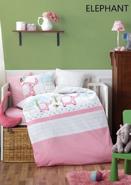 Couverture Soley Single Baby Vision - Éléphant