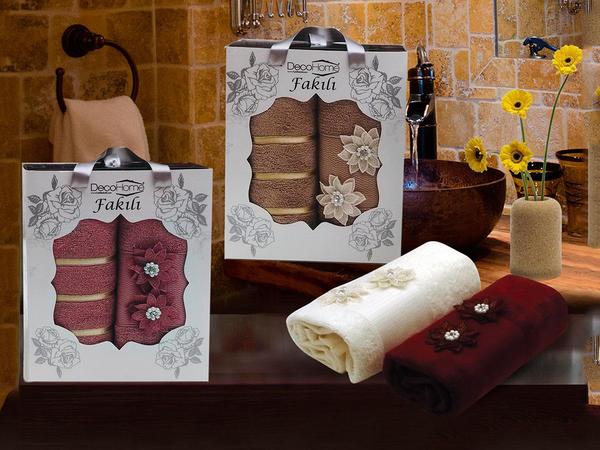 Bamboo Star Floral Doppel Badetuch Set 4 Farben