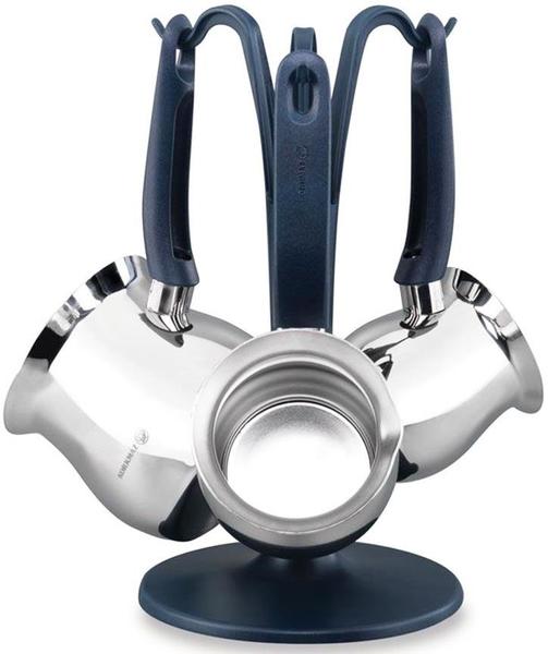 Korkmaz 4 Parça Cezve Seti | Siyah | A121