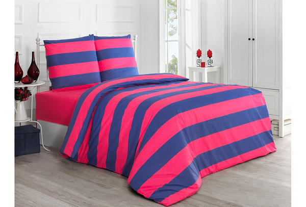 VictoriaHome Nevresim Takımı | Pembe | VH-Braid-155x220