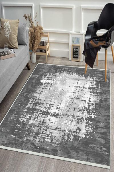 Birkilim Yıkanabilir Dekoratif Halı İpeksi Kaymaz Taban | MLN-IP-HS-555