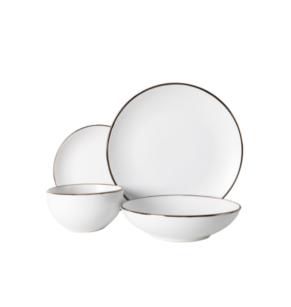 Hayal 26 Parça Porselen Yemek Takımı Beyaz | By-alzp-180520-white