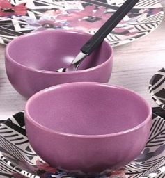 Leylak Kase Bulut 12 Cm Mat Violet | Keramika