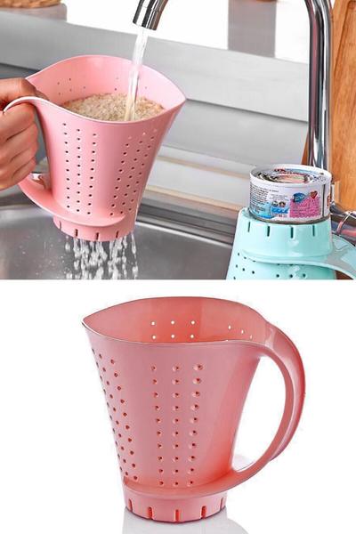 Bayev Kulplu Pirinç Süzgeci