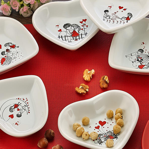 Keramira Heart Snack Bowl 14 cm 6 Stück | Keramika
