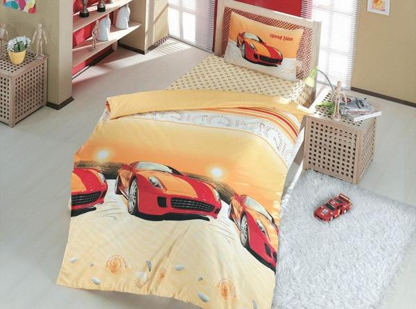 Altınbaşak Ranforce Nevresim Takımı Speedtime Tek Kişilik Turuncu | 882