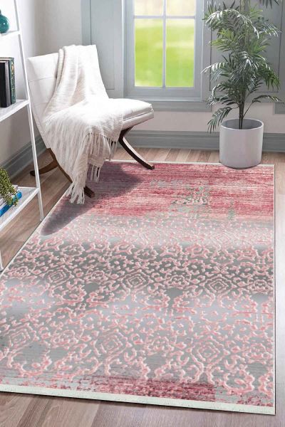 Birkilim Yıkanabilir Dekoratif Halı İpeksi Kaymaz Taban | MLN-IP-SD-384