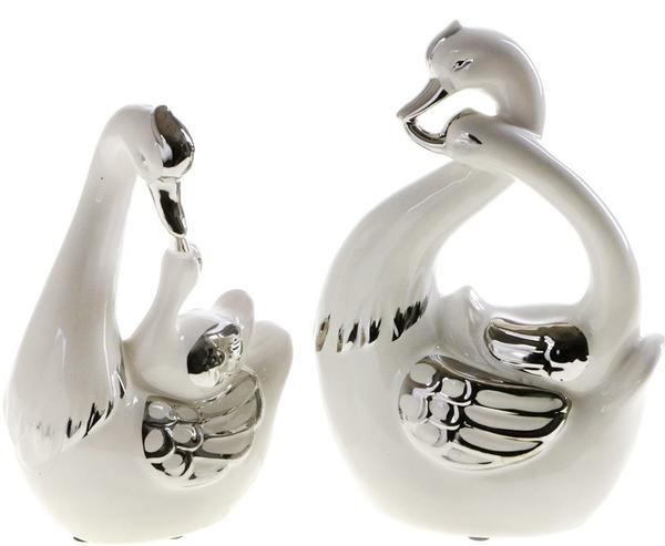 Burcu Dekoratif 2'li Kuğu Biblo