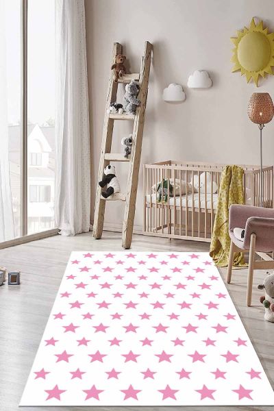 Birkilim Yıkanabilir İpeksi Kaymaz Taban Çocuk Odası Halısı | MLN-IP-HT-1129