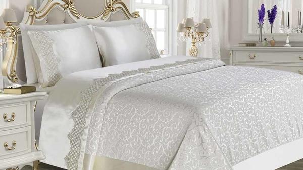 Dematex Pike Takımı Pırlanta Krem 2 Kişilik