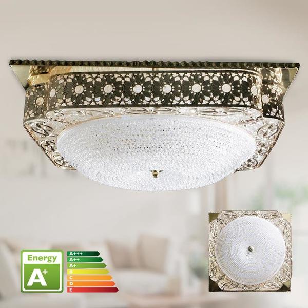 Bavary 58 cm Led Plafonyer Avize | Altın | 2015-44-A58K-gold