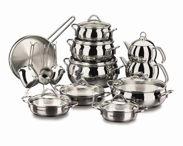 Korkmaz Tombik Hyper Mutfak Çeyiz Seti | 23 Parça | A1725