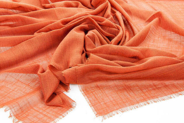Flamed Square Cotton Leinen - Pink