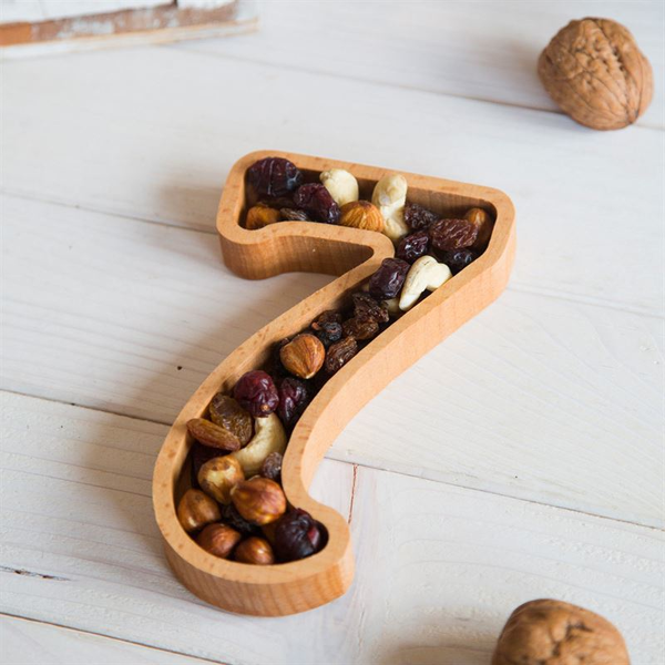 Assiette de collation de petit-déjeuner numéro 7