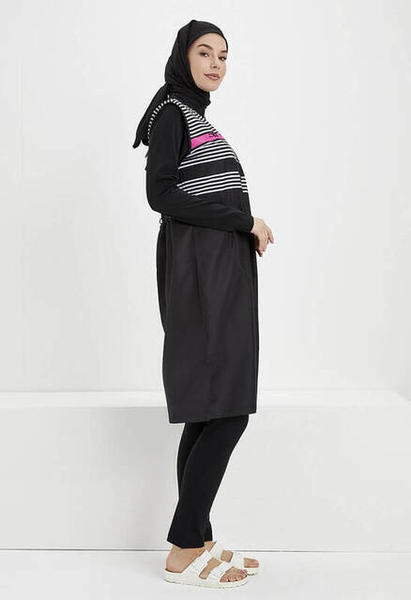 Haşema Aysin-39 Gerade und Sportlinien Hijab Hijab Badeanzug Haşema H-2408-20