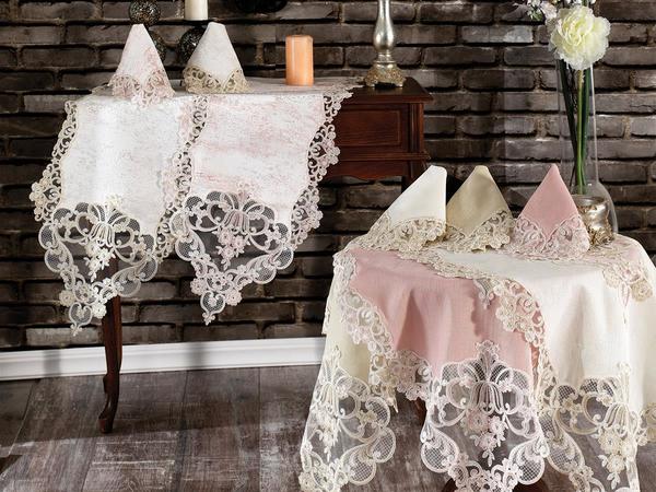 Papatya Bulut Salon Takımı 5 Parça Ekru