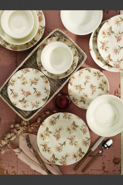 Kütahya Porselen Nanoceram 24 Parça Yemek Seti 880291