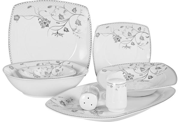 Almina 28 Parça Porselen Yemek Takımı | 6 Kişilik | AL-2591-2