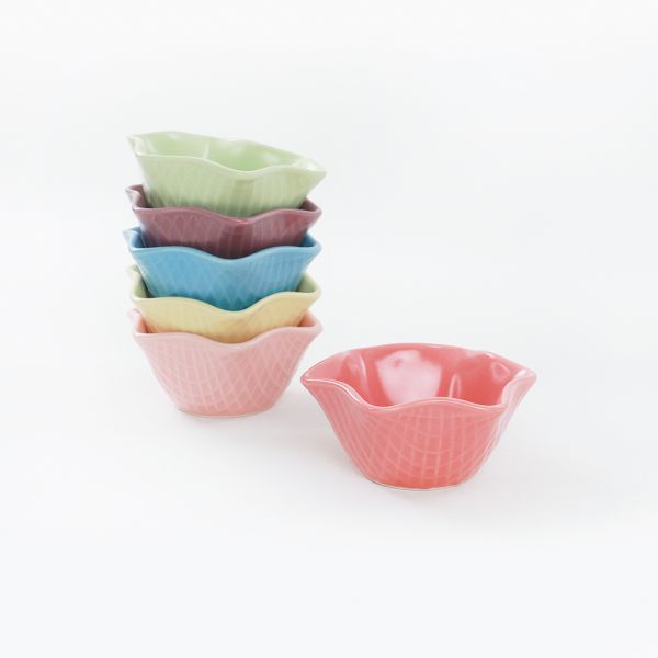 Rainbow Soft Matte Roma Çerezlik/Sosluk 11 Cm 6 Adet 960/990 | Keramika