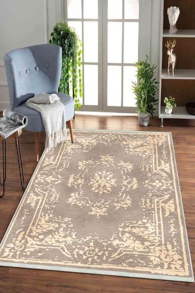 Birkilim Yıkanabilir Dekoratif Halı İpeksi Kaymaz Taban | MLN-IP-HK-097