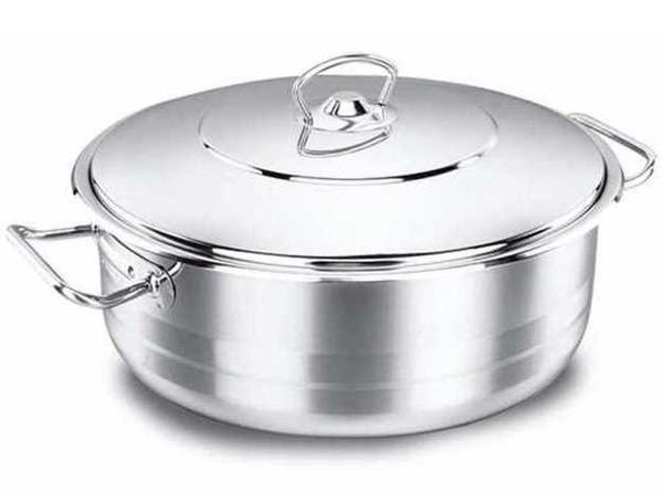 Korkmaz Astra Casserole Kısa Çelik Tencere | 24 cm | İndüksiyonlu | A1904