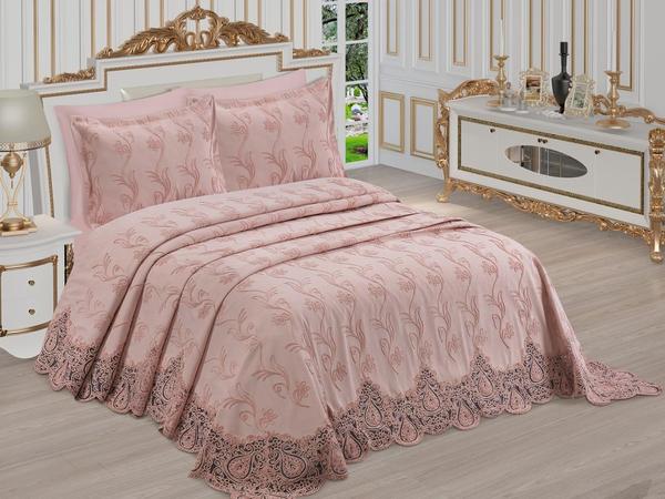 Palmira Brodé Chenille Pique Set Poudre