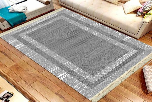 Roland 5'li Yıkanabilir Halı Seti | Gri - Bej | roland-3020