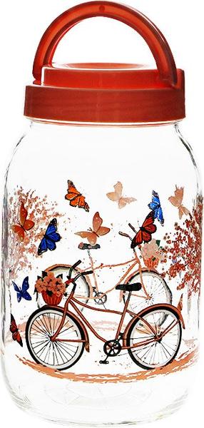 Dekonaz Kulplu Saklama Kavanozu Bahar Esintisi | 2 litre | Pembe