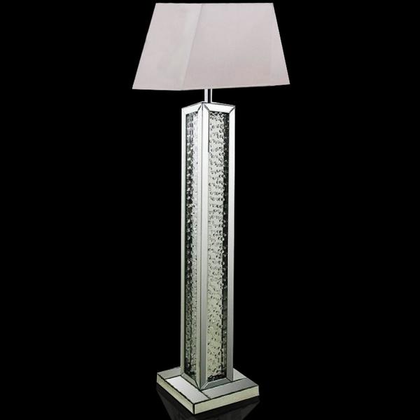 Dekonaz Aynalı ve Taşlı Lüks Yer Lambası | DTX-LY103-1