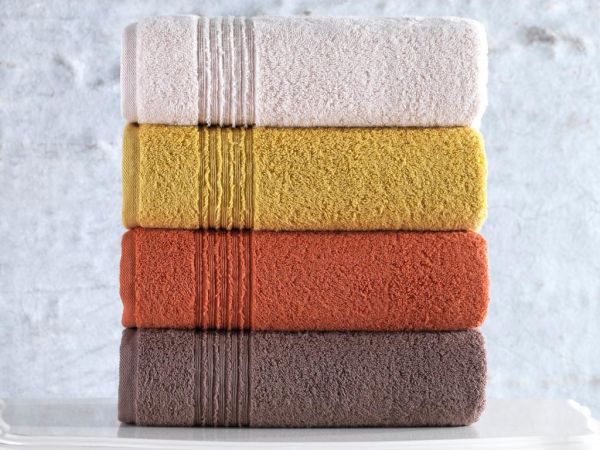 Cottonbox Plump Rainbow Armurlu 4lü Havlu Seti