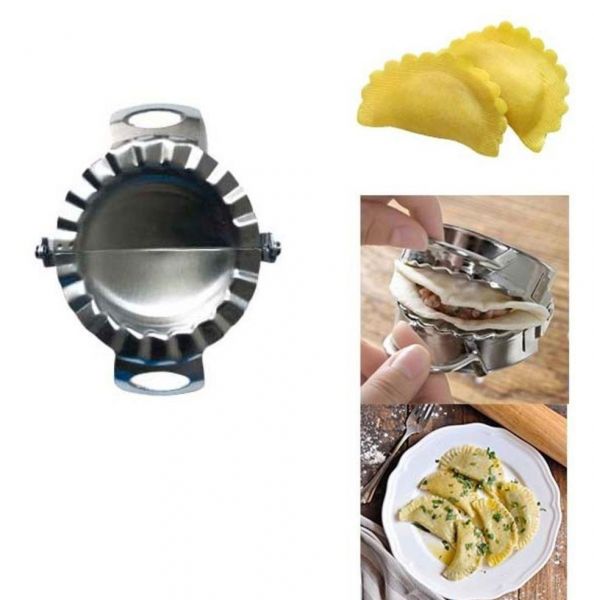 Mercan Çelik Ravioli Mantı Kalıbı Poğaça Hamur Kalıp MRC-1239