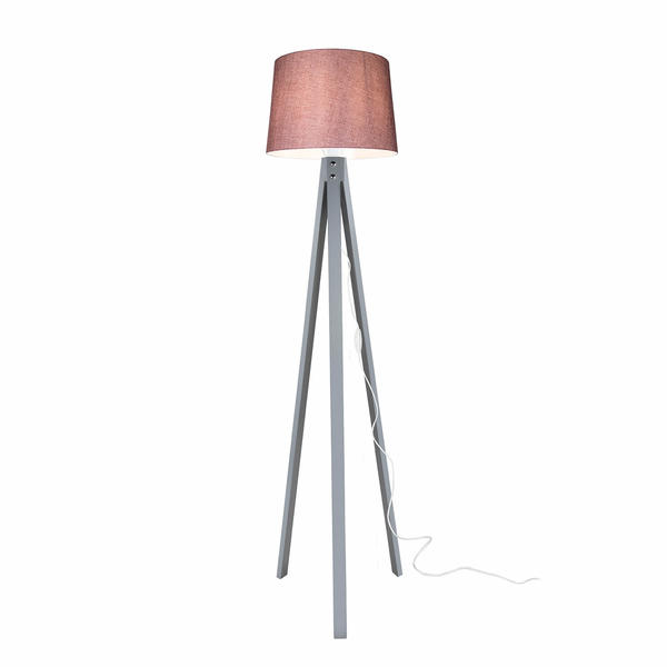 مصباح أرضي Deko قبعة رمادية مجففة باللون الرمادي