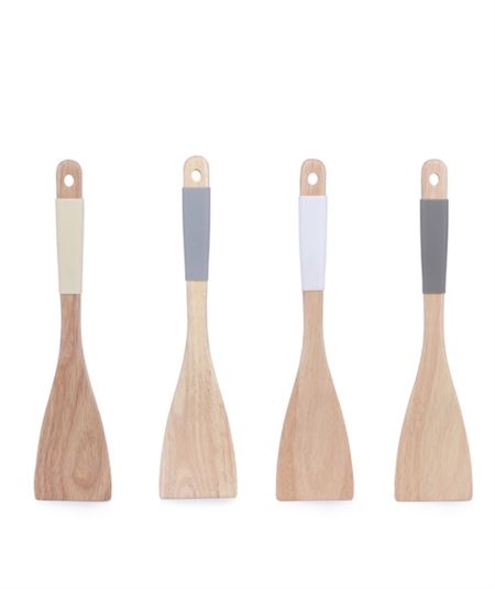 Acar Mutfak | Ahşap Silikon Saplı Spatula