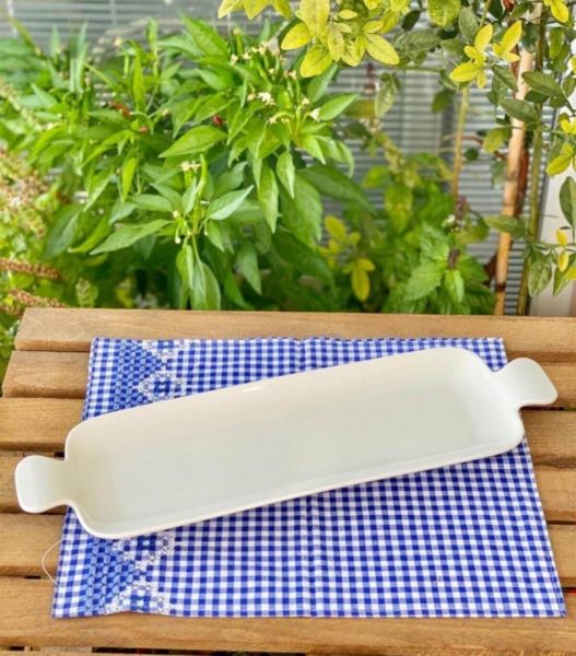 Fatih Seramik Kulplu Sunum Tabağı