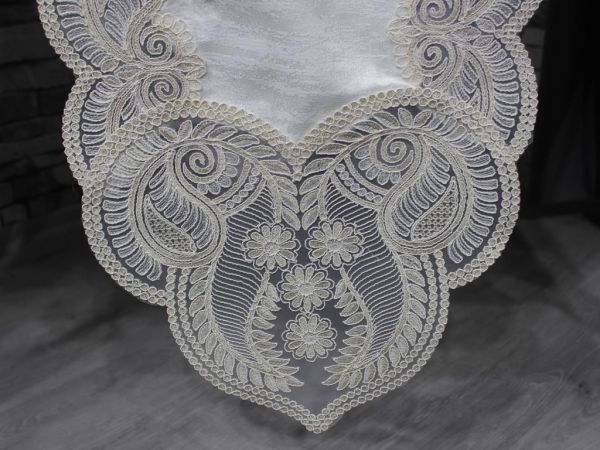 Göksu Nakışlı Yatak Odası Ve Salon Takımı Krem Platin