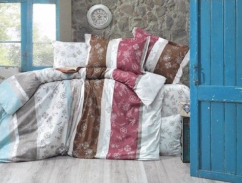 Classic Ranforce Carmen v1 Einzelbettbezug-Set, braun