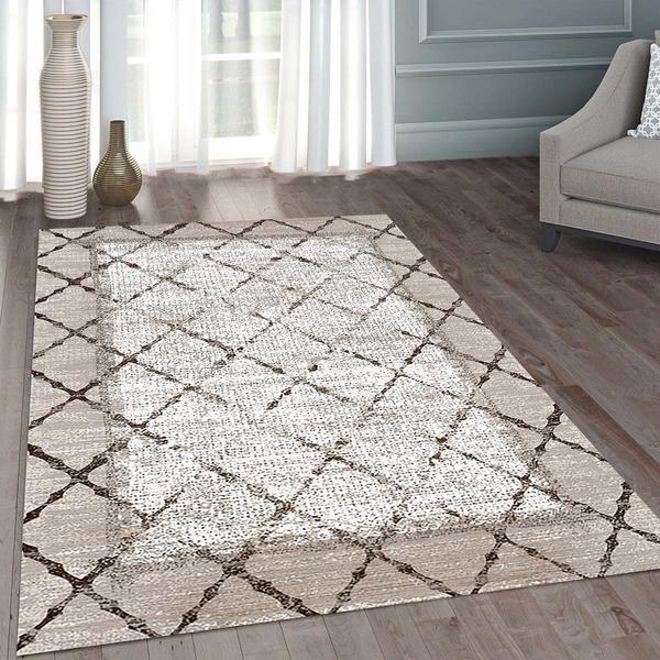 Kozzy Home Tapis de sol lavable et antidérapant Rfe6534 80x150