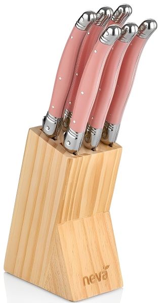 Neva Sweet 6 Piece Mini Knife Set | Pink | N2574