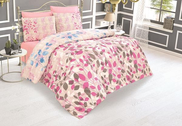 طقم غطاء لحاف مزدوج Belenay - مسحوق العنبر V2