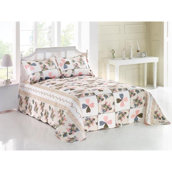 Anatolia Tex Kapitoneli Tek Kişilik Yatak Örtüsü Seti-11370